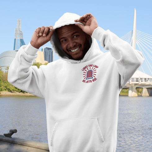 Light the Lamp – Go Jets Go! Hoodie🔥 Because when that red light flashes, it's party time in the 'Peg. 🔥